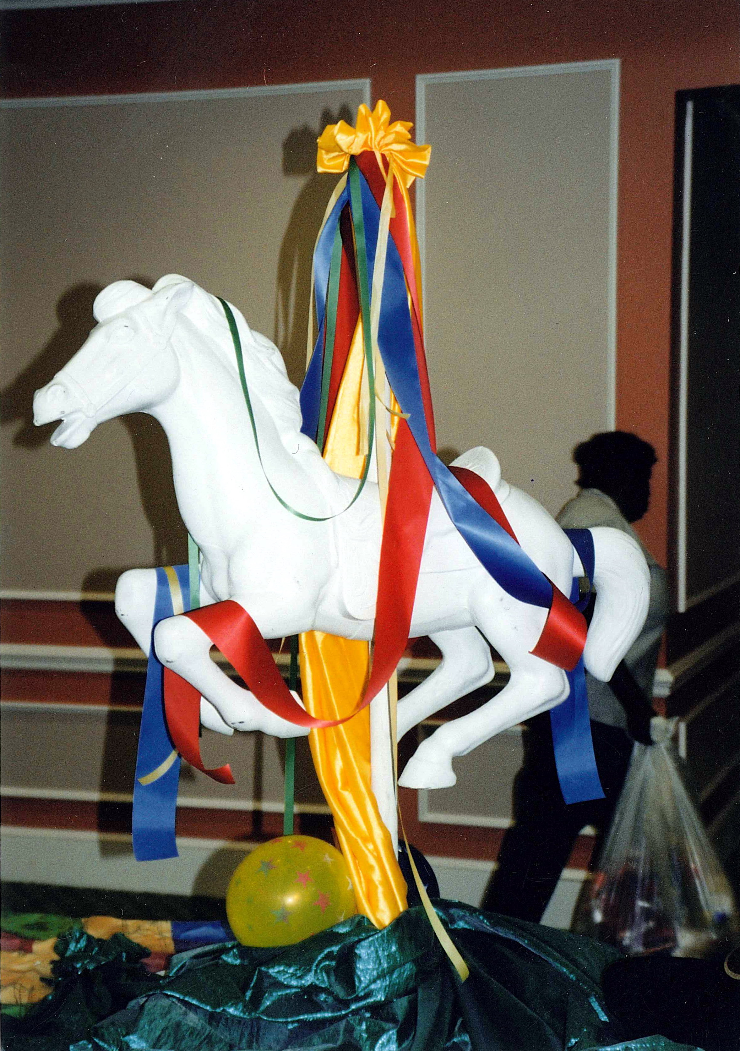 CAROUSEL HORSE WHITE | Magic Special Events | Event ...